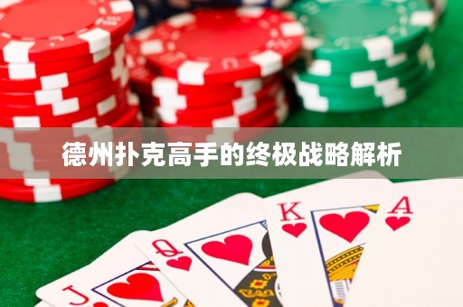 德州撲克高手的終極戰(zhàn)略解析