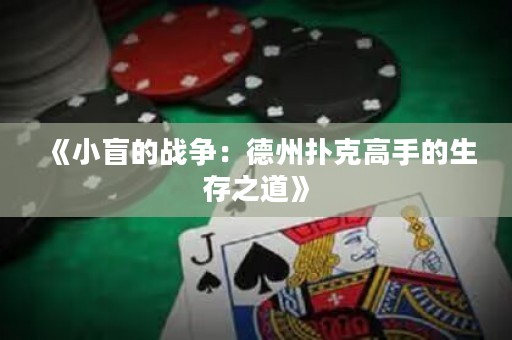 《小盲的戰(zhàn)爭：德州撲克高手的生存之道》